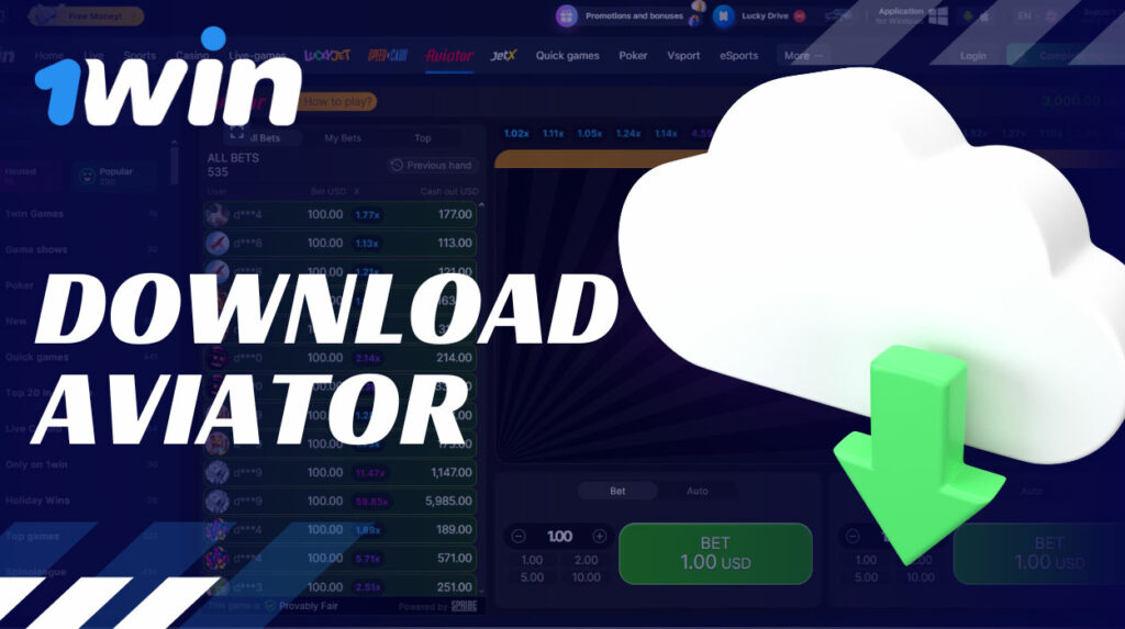 Downloading 1Win Aviator APK